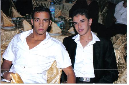 issam  et  moi  dans  un  mariage
